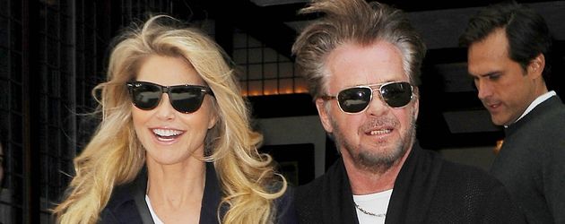 Christie Brinkley und John Mellencamp im Oktober 2015 Christie Brinkley und John Mellencamp im Oktober 2015