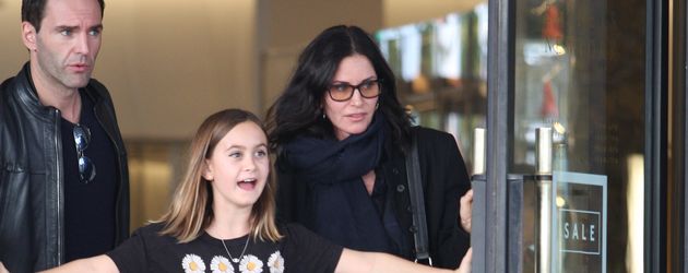Courteney Cox, Johnny McDaid und Coco Arquette Courteney Cox, Johnny McDaid und Coco Arquette