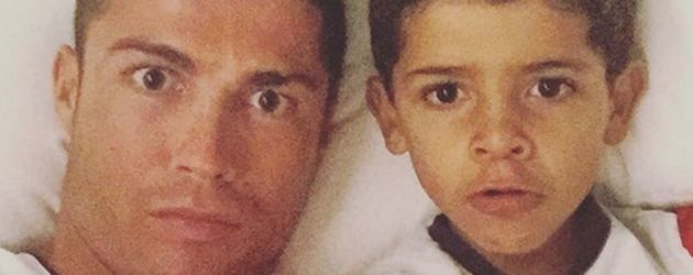 Cristiano Ronaldo und Cristiano Ronaldo Jr. Cristiano Ronaldo und Cristiano Ronaldo Jr.