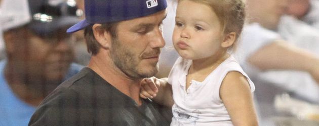 David Beckham und Harper Seven Beckham David Beckham und Harper Seven Beckham