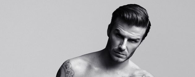 David Beckham bei einem H&M-Fotoshooting im Jahr 2012 David Beckham bei einem H&M-Fotoshooting im Jahr 2012