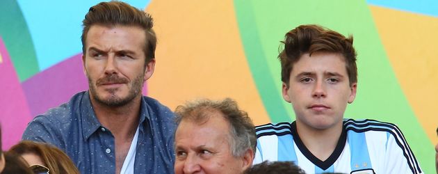 David Beckham und Brooklyn Beckham David Beckham und Brooklyn Beckham