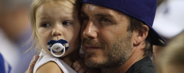 David Beckham und Harper Seven Beckham David Beckham und Harper Seven Beckham