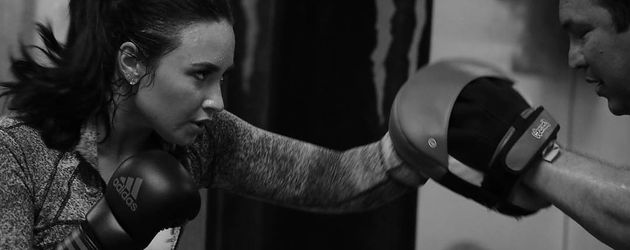 Demi Lovato beim Boxtraining Demi Lovato beim Boxtraining