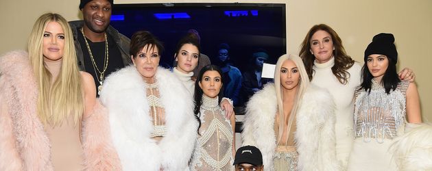 Der Kardashian-Jenner-Clan, Lamar Odom und Kanye West Der Kardashian-Jenner-Clan, Lamar Odom und Kanye West