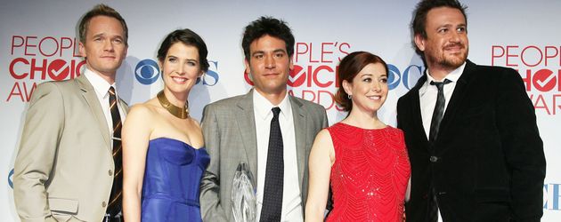 Neil Patrick Harris, Cobie Smulders, Josh Radnor, Alyson Hannigan und Jason Segel 2012 in LA Neil Patrick Harris, Cobie Smulders, Josh Radnor, Alyson Hannigan und Jason Segel 2012 in LA