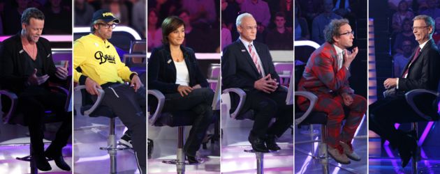Günther Jauch, Sandra Maischberger, Jenke von Wilmsdorff und Matze Knop Günther Jauch, Sandra Maischberger, Jenke von Wilmsdorff und Matze Knop