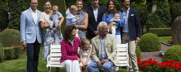 Die Schweden-Royals bei einem Familien-Shooting Die Schweden-Royals bei einem Familien-Shooting