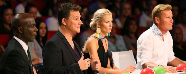 Guido Maria Kretschmer, Lena Gercke, Dieter Bohlen und Bruce Darnell Guido Maria Kretschmer, Lena Gercke, Dieter Bohlen und Bruce Darnell