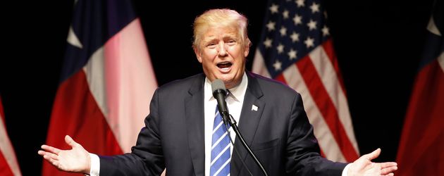 Donald Trump bei einer Rede in Dallas Donald Trump bei einer Rede in Dallas