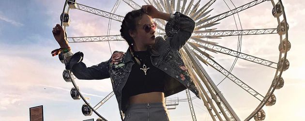 Elena Carrière auf dem Coachella-Festival 2017 Elena Carrière auf dem Coachella-Festival 2017