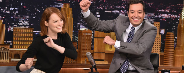 Jimmy Fallon und Emma Stone Jimmy Fallon und Emma Stone