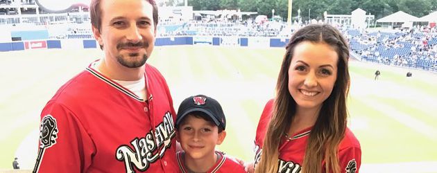 Evan Bass, Sohn Ensley und Carly Waddell Evan Bass, Sohn Ensley und Carly Waddell