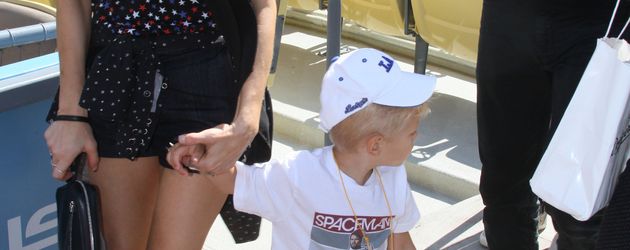 Fergie und ihr Sohn Axl Fergie und ihr Sohn Axl