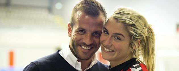 Rafael van der Vaart und Handballerin Estavana Polman Rafael van der Vaart und Handballerin Estavana Polman