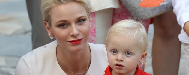 Fürstin Charlène und Prinz Jacques von Monaco Fürstin Charlène und Prinz Jacques von Monaco