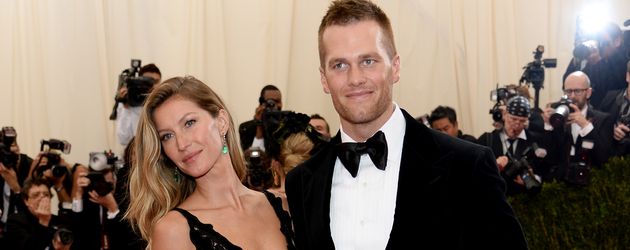 Gisele Bündchen und Tom Brady auf der Met-Gala 2014 Gisele Bündchen und Tom Brady auf der Met-Gala 2014