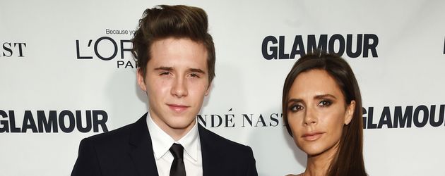 Victoria Beckham und Brooklyn Beckham Victoria Beckham und Brooklyn Beckham