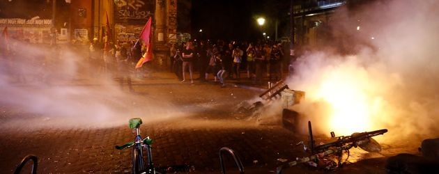 Szenen in Hamburg kurz vor dem G20-Gipfel Szenen in Hamburg kurz vor dem G20-Gipfel