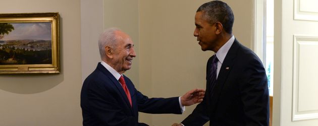Shimon Peres und Barack Obama Shimon Peres und Barack Obama