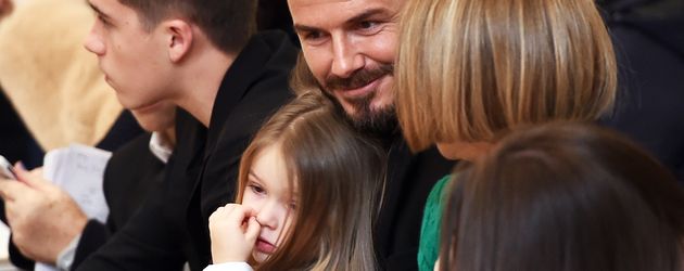 Harper Seven Beckham und David Beckham bei der NYFW Harper Seven Beckham und David Beckham bei der NYFW