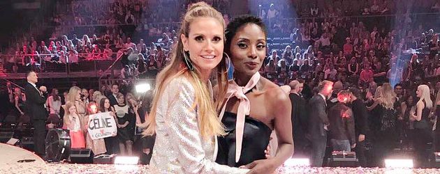 Heidi Klum und Nikeata Thompson beim "Germany's next Topmodel"-Finale 2017 in Oberhausen Heidi Klum und Nikeata Thompson beim "Germany's next Topmodel"-Finale 2017 in Oberhausen