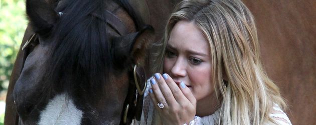 Hilary Duff bei Dreharbeiten Hilary Duff bei Dreharbeiten