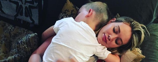 Hilary Duff mit ihrem Sohn Luca Cruz Comrie Hilary Duff mit ihrem Sohn Luca Cruz Comrie