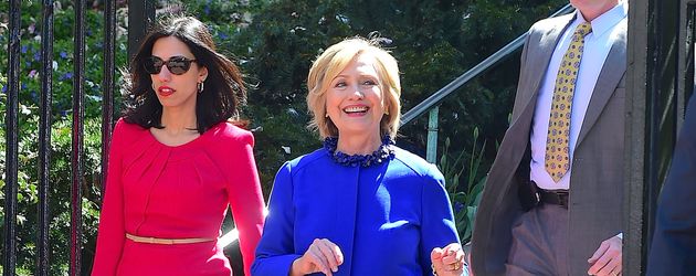 Huma Abedin und Hillary Clinton in New York Huma Abedin und Hillary Clinton in New York