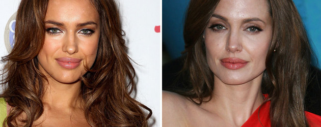 Angelina Jolie und Irina Shayk Angelina Jolie und Irina Shayk