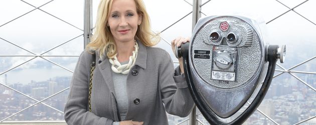 J.K. Rowling auf dem Empire State Building in New York J.K. Rowling auf dem Empire State Building in New York