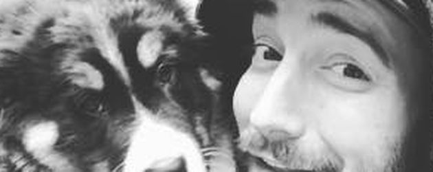 Jan Leyk mit seinem Hund Bruno Jan Leyk mit seinem Hund Bruno