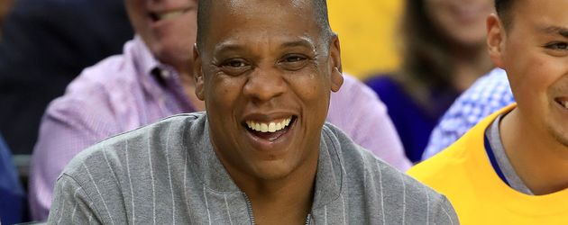 Jay-Z beim NBA-Finale in Oakland Jay-Z beim NBA-Finale in Oakland