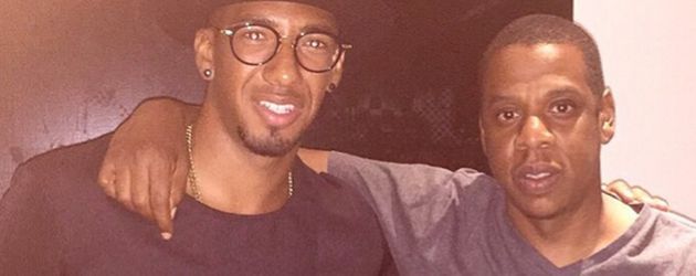 Rapper Jay-Z und Fußballer Jérôme Boateng Rapper Jay-Z und Fußballer Jérôme Boateng