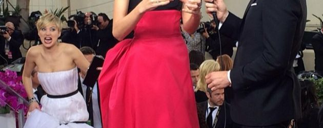 Taylor Swift, Jennifer Lawrence und Ryan Seacrest Taylor Swift, Jennifer Lawrence und Ryan Seacrest