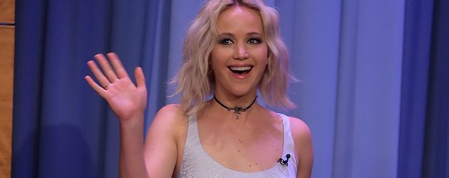 Jennifer Lawrence in der "The Tonight Show Starring Jimmy Fallon" im Mai 2016 Jennifer Lawrence in der "The Tonight Show Starring Jimmy Fallon" im Mai 2016