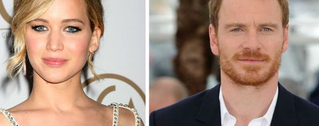 Jennifer Lawrence und Michael Fassbender Jennifer Lawrence und Michael Fassbender