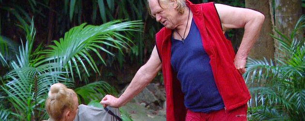 Jenny Elvers und Gunter Gabriel im Dschungelcamp Jenny Elvers und Gunter Gabriel im Dschungelcamp