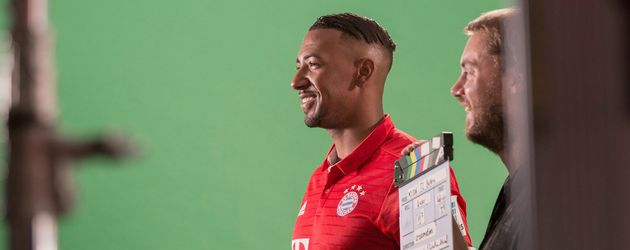 Jérôme Boateng bei einem Photoshooting in München Jérôme Boateng bei einem Photoshooting in München