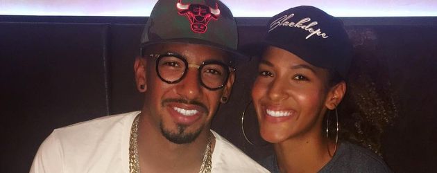 Fußballer Jérôme Boateng mit Schwester Avelina Fußballer Jérôme Boateng mit Schwester Avelina