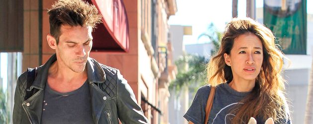 Jonathan Rhys Meyers und Mara Lane in L.A. Jonathan Rhys Meyers und Mara Lane in L.A.