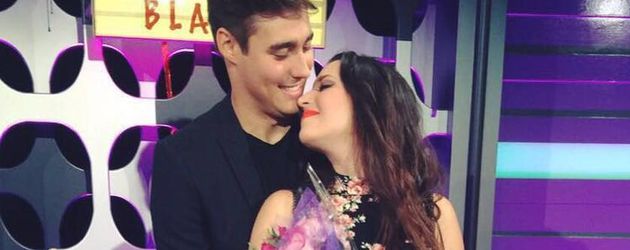 Jorge Blanco und seine Verlobte Stephie Caire Jorge Blanco und seine Verlobte Stephie Caire