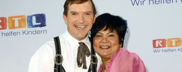 Josef und Narumol beim RTL Spendenmarathon Josef und Narumol beim RTL Spendenmarathon