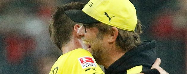 Jürgen Klopp und Kevin Großkreutz Jürgen Klopp und Kevin Großkreutz