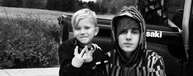 Justin Bieber und Jaxon Bieber Justin Bieber und Jaxon Bieber