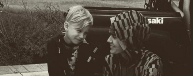 Justin Bieber und Jaxon Bieber Justin Bieber und Jaxon Bieber