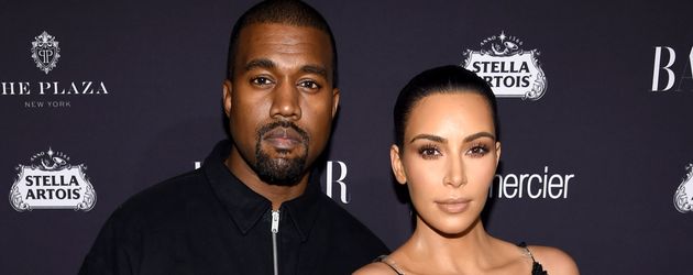 Kanye West und Kim Kardashian auf der New York Fashion Week im September 2016 Kanye West und Kim Kardashian auf der New York Fashion Week im September 2016