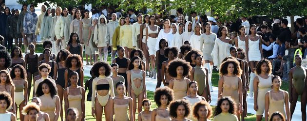 Kanye Wests Modenschau in New York City Kanye Wests Modenschau in New York City