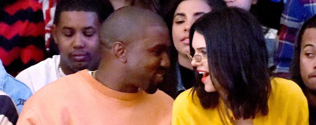 Kendall Jenner und Kanye West tuscheln in LA Kendall Jenner und Kanye West tuscheln in LA