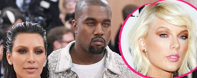 Kim Kardashian, Kanye West und Taylor Swift Kim Kardashian, Kanye West und Taylor Swift